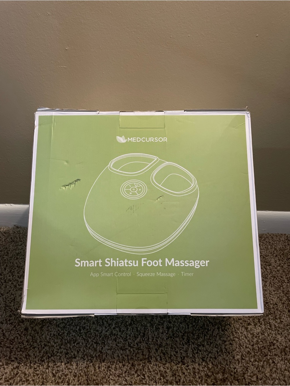 Smart Shiatsu Foot Massager — Green